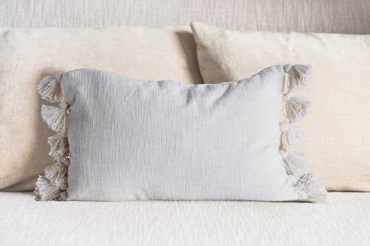 Hello Honey® Cotton Slub Lumbar Pillow with Tassels